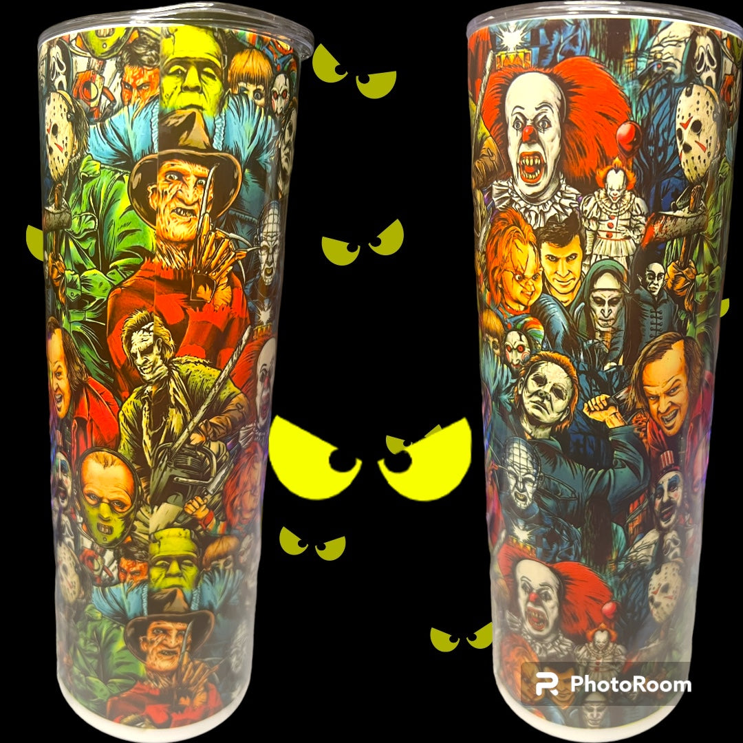 20oz Horror Movies Tumbler