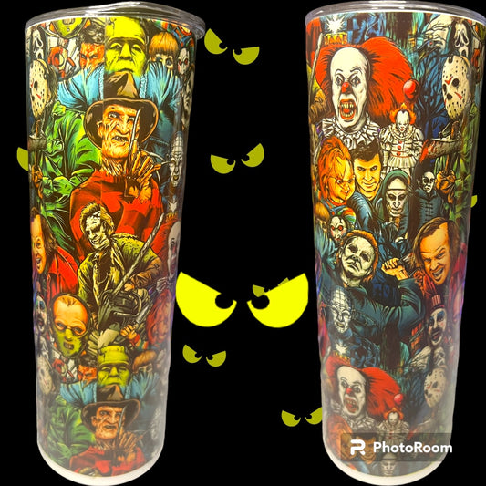 20oz Horror Movies Tumbler