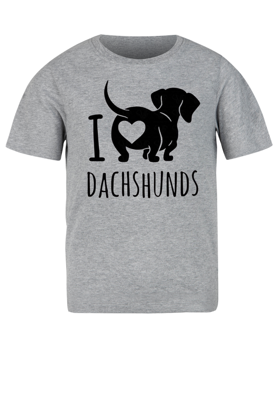 I Love Dachshunds T-Shirt